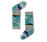 Smartwool - Kid's Winter FC Gondola Games OTC - Calze da sci EU 29-32 turchese