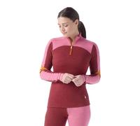 Smartwool Maglia termica classica da donna in lana merino, con cerniera a quarto di colore, vestibilità aderente, X-Small, X-Small
