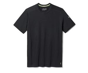 Smartwool, Maglietta a Maniche Corte Merino da Uomo Donna, Nero, XL
