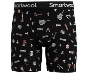 Smartwool - Merino Print Boxer Brief Boxed - Intimo lana merinos M nero