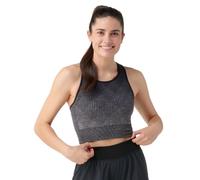 Smartwool Reggiseno donna Intraknit Crop BLACK HEATHER ( NERO) XS