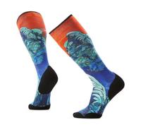 SMARTWOOL Ski Targeted Cushion Winter Haze - calze da sci - uomo M (38-41) Blue/Orange man Lana Merino