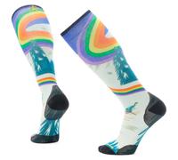 Smartwool - Ski Zero Cushion Rainbow Trails Print OTC Socks - Calze da sci Unisex L | EU 42|45 variopinto