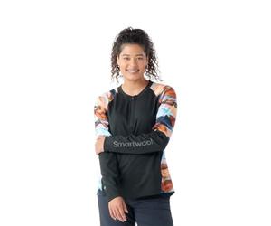 Smartwool Women's Mountain Bike Long Sleeve Jersey - Maglia a Maniche Lunghe da Mountain Bike da Donna, SW0170680011001