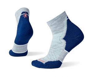 Smartwool - Women's Run Targeted Cushion Ankle - Calze da running EU 42-45 blu/grigio
