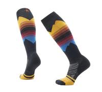 SMARTWOOL W's Ski Targeted Cushion OTC - calze da sci - donna Black/Yellow/Blue S (34-37)