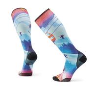 SMARTWOOL Zero Cushion OTC Ski Day - calze da sci L (42-45) Light Blue/Red man Lana Merino