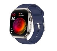 SMARTY 2.0 Orologio digitale da uomo automatico con cinturino in silicone SW090D, argento, Moderno