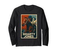Smarty Jones Cavallo, Corsa di cavalli, Del Mar, Santa Anita Maglia a Manica