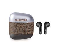 Smarty2.0 Auricolari Bluetooth Collezione Tribal "Māori" SW037A, Bluetooth 5.0, Nero, batteria 5 ore