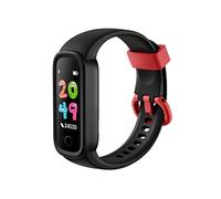SMARTY2.0 - Smartwatch per Bambini SW039A - Colore Nero/Rosso - Frequenza Cardiaca, Chiamate Bluetooth, Modalità Sport, Resistenza all'Acqua IP68 - Cinturino in Silicone - Dimensioni 41 x 20 x 12.4 mm