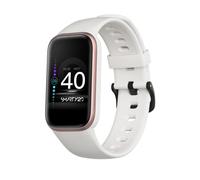 SMARTY2.0 - Smartwatch SW042C - Bianco - Frequenza Cardiaca, Monitoraggio Pressione e Ossigenazione, Modalità Sport, Resistenza all'Acqua IP68 - Cinturino in Silicone - Dimensioni 43 x 25 x 11 mm