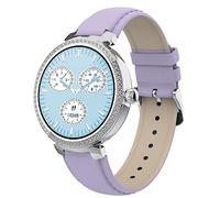 SMARTY2.0 - Smartwatch SW062A - Azzurro/Lilla - Chiamata Bluetooth, Controllo del Sonno, cardio Frequenza Real-Time, Resistenza all'Acqua IP67 - Cinturino in PU - Dimensioni 39.8 x 10.5 mm (Azzurro/Lilla)