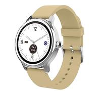 SMARTY2.0 - Smartwatch SW063C - Colore Beige - Assistente Vocale, Chiamate Bluetooth, 22 Modalità Sport, Monitoraggio Frequenza Cardiaca - Cinturino in Silicone