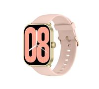 SMARTY2.0 - Smartwatch SW070F - Assistente Vocale, Chiamate Bluetooth, Contapassi, 31 Modalità Sport, Display da 1.78" - Cinturino in Silicone - Dimensioni 45x36.6x10.7 mm, Colore Rosa e Oro