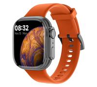 SMARTY2.0 - Smartwatch SW071C - Assistente Vocale, Chiamate Bluetooth, Contapassi, 31 Modalità Sport, Display da 1.75" - Cinturino in Silicone - Dimensioni 44.45x39.3x11.4 mm, Colore Arancione