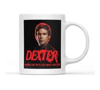 SmartyPants Dexter - Tazza da tè e caffè, motivo: mostro tecnico forense, scienziato, polizia, detective omicidio, mistero, serial killer, thriller, crimine, dramma, programma televisivo, idea regalo