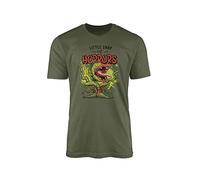 SmartyPants Little Shop of Horrors Splat - Maglietta per Halloween, film TV Musical, Verde militare Prime, M