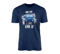 SMARTYPANTS Maglietta con scritta "Defender Farmers", colore blu, per fuoristrada robusta 90 110 130 British Hybrid V8 4X4 Urban Rural Classic Automotive Evolution SUV Adventure Gift Gift, Marina