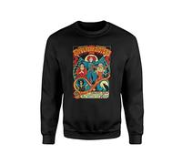 SMARTYPANTS Sanderson Sisters Live Jumper - Hocus Pocus Witches Halloween classico retrò film ispirato al film merchandising donna bambini adulti abbigliamento felpa regalo regalo (Black Prime, Black