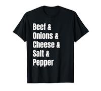 Smash Cheeseburger Lista degli ingredienti Ricetta Divertente Maglietta
