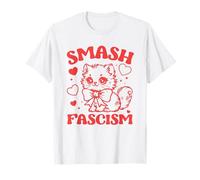 Smash Fascism, divertente gatto antifascismo Maglietta
