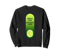 Smash Now Apologize Later Padel Player Divertente Paddle Tennis Felpa