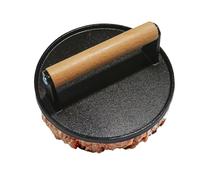 Smash - Pressa per hamburger, resistente, rotonda, strumento di cottura per barbecue all'aperto, accessorio compatto per barbecue all'aperto, picnic, campeggio, feste, tailgating, cucina, preparazione