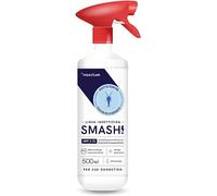 SMASH Spray Insetticida Anti Pesciolini d'Argento per Casa - Adatto per Ambienti con Animali Domestici - 1x500 ml - Non Macchia è Adatto per i Tessuti. Senza Permetrina - Istruzioni incluse