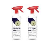 SMASH Spray Insetticida Anti Scarafaggi per Casa - Adatto per Ambienti con Animali Domestici - 2x500ml - Anti Blatte Disinfestazione - Non Macchia. Senza Permetrina. Istruzioni incluse