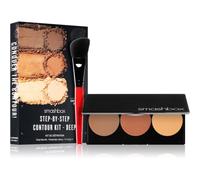 Smashbox Step By Step Contour Kit palette contouring con pennellino colore Medium/Dark 11,47 g