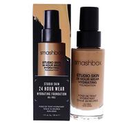 Smashbox Studio Skin 24 Hour Wear Hydrating Foundation - 2.4 Light-Medium With Warm-Peach Undertone For Women Foundation 1 oz
