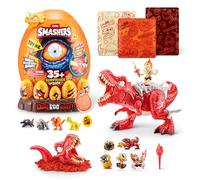 Smashers Dino Egg Hunt di ZURU, Giocattolo sputafuoco luminoso da caccia al tesoro, a tema dinosauri, da collezionare, per ragazzi e bambini (T-Rex)