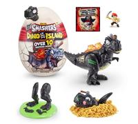 Smashers Dino Island Nano, T-rex, Oltre 10 sorprese all'interno, Uovo a sorpresa di dinosauro di ZURU (T-Rex)