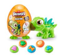 Smashers Junior Dino Dig Piccolo Uovo (Stegasaurus) di ZURU 12+ Sorprese Composti Stampo Dinosauro Giocattoli Prescolari Costruisci Gioco Sensori