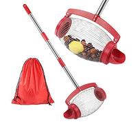 smashing Raccoglitore di ghiande Superiore,Raccogli Noci con Manico Lungo Regolabile - Acorn Picker Upper per ghiande, Noci di Hickory, Palline a Spillo, Freccette Nerf, Golf, Oggetti