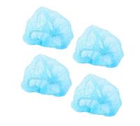 SMASOLO 10 pezzi Cuffie Non Tessute Blu Cappelli Protettivi Traspiranti per Lavoro e Pulizia per Laboratorio e Servizio Alimentare