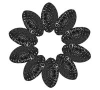 SMASOLO 10 Pezzi Cuscinetti Anti-collisione in Silicone Nero, Fermaporta Ventosa per Maniglie Porte, Protezione Ammortizzante per Pareti, Adatto per Uso Domestico e Commerciale