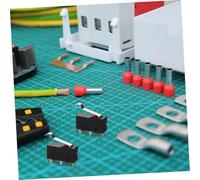 SMASOLO 10 pezzi Interruttore Finecorsa Micro Limit Switch con Leva Curva per Accessori Elettrodomestici Resistente e Compatto per Controllo Automatico