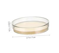 SMASOLO 10 pezzi Piastre Agar Nutriente Preversate per Esperimenti Scientifici Piatti Petri Pronti all Uso per Microbiologia Accessori da Laboratorio per Scuola e Ricerca