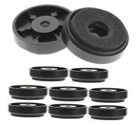 SMASOLO 10 pezzi Piedini Isolanti Rotondi per Altoparlanti e Subwoofer Supporti Antivibrazione Resistenti Temperature Base Ammortizzante Compatta per Giradischi e Casse Audio Hifi