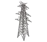 SMASOLO 100 per Modellismo Ferroviario, Torre di Trasmissione Nera Alta 18,8 Cm, Materiale per Costruzioni Architettoniche da Diorama e Scenari Urbani in Miniatura