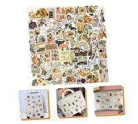SMASOLO 110 pezzi Adesivi Retro Animali Stickers Impermeabili per Laptop Valigia Skateboard e Auto Decorazioni DIY Resistenti e Laminati