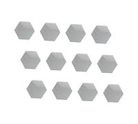 SMASOLO 12 Pezzi Specchi Adesivi a Sei Lati Autoadesivi per Pareti Decorazione Contemporanea per Soggiorno Ingresso Corridoio Riflettenti e Facili da Pulire Set di Specchi Decorativi per