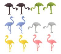 SMASOLO 12 Pezzi Wine Glass Charms in Silicone Flamingo And Animal Stemware Tags For Weddings Reusable Drink Identifiers For Parties And Holiday Cocktails