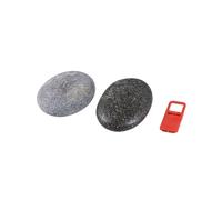 SMASOLO 1set Pietre Naturali Dipinte Mano per con Supporto per Pratiche Artistiche Rocce Creative per attività Manuali Progetti Creativi Stile Casuale