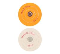 SMASOLO 2 pezzi Dischi Lamellari Abrasivi Bianco e Giallo per Smerigliatrice Flap Disc Piccoli per Lucidatura Metalli Gioielli Legno Plastica e Ceramica