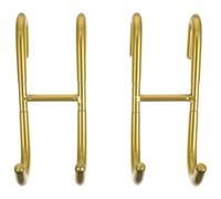 SMASOLO 2 pezzi Ganci Appendiabiti da Porta in Acciaio Inossidabile Rosa Oro Ganci da Parete Multiuso Senza Foratura per Cucina Bagno e Camera Resistente e Facile da Installare