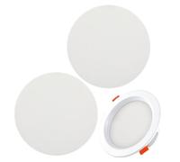SMASOLO 2 Pezzi Lamp Shade Diffuser Beige Dazzling Soft Light Diffuser For Ceiling And Pendant Lights For Bedroom And Living Room Eye Protection