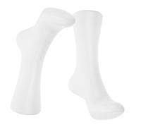 SMASOLO 2 Pezzi Manichino Piede Donna in Plastica per Esposizione e Scarpe Modello Femminile Stabile per Vetrine e Negozi Supporto Realistico per Corte e Gioielli